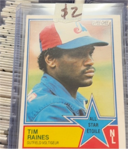 1983 O-Pee-Chee #403 Tim Raines — front