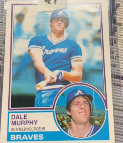 1983 Topps #760 Dale Murphy — front