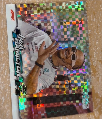 2024 Topps Paddock Pass Formula 1 X-Fractor Lewis Hamilton #6 — front