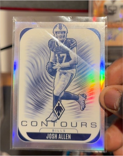 2025 Panini Phoenix Contours #4 Josh Allen — front