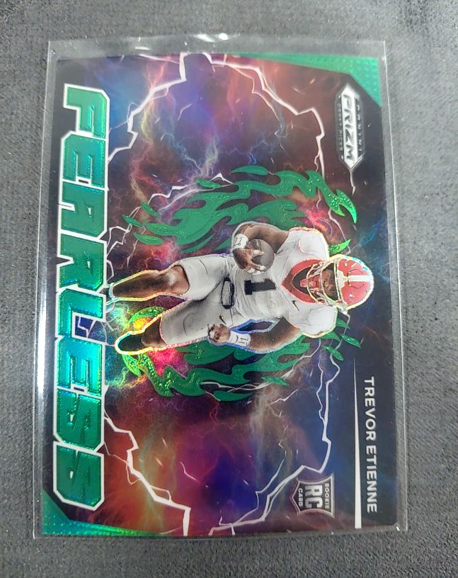 2025 Panini Prizm Draft Picks Fearless #F-TEE Trevor Etienne — front