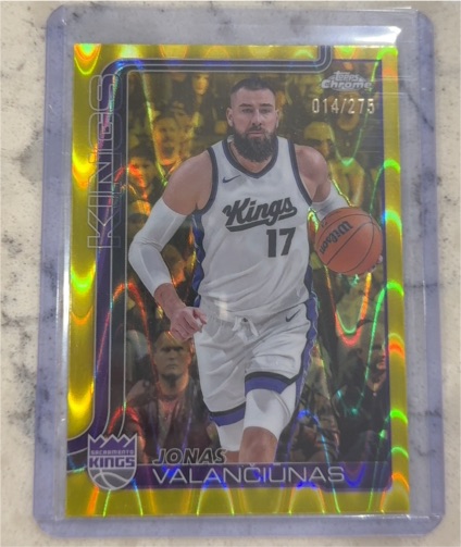2025-26 Topps Chrome #206 Jonas Valanciunas — front