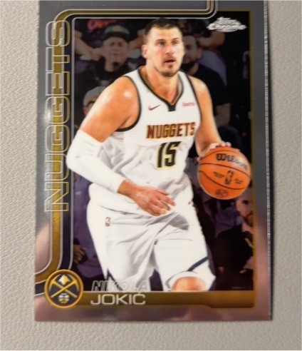 2025-26 Topps Chrome #25 Nikola Jokic — front