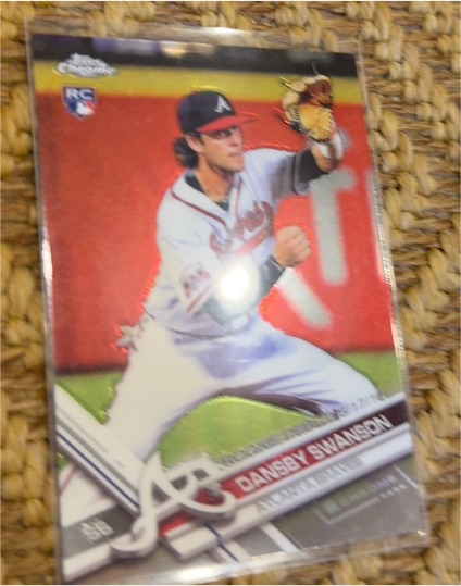 2017 Topps Update #US247 Dansby Swanson Rookie RC — front