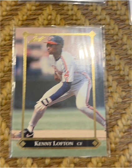 1992 Leaf Gold Leaf Rookies #BC-4 Kenny Lofton — front