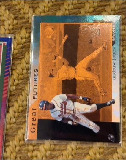 1997 Upper Deck SP Authentic #1 Andruw Jones — front
