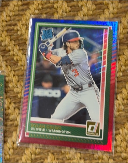2025 Panini Donruss #54 Dylan Crews Rated Rookie Washington Nationals — front
