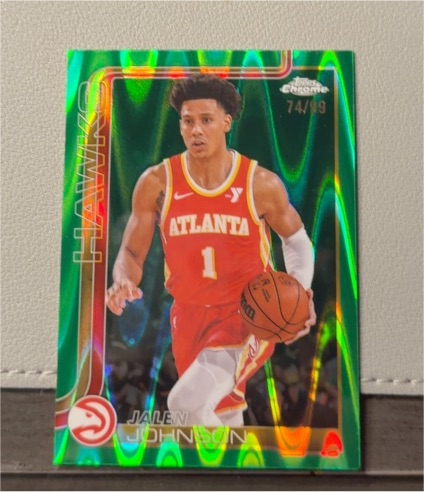 2025-26 Topps Chrome #56 Jalen Johnson — front