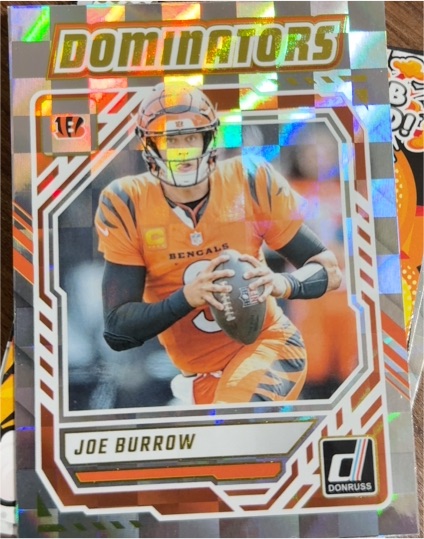 2025 Donruss Dominators #DOM-JBW Joe Burrow — front
