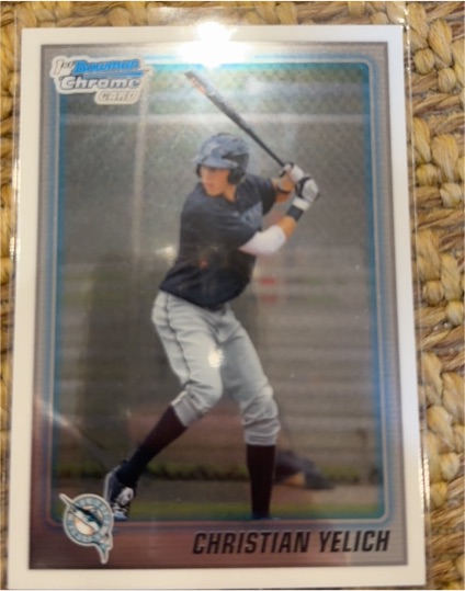 2010 Bowman Chrome Draft Picks & Prospects #BDPP78 Christian Yelich — front