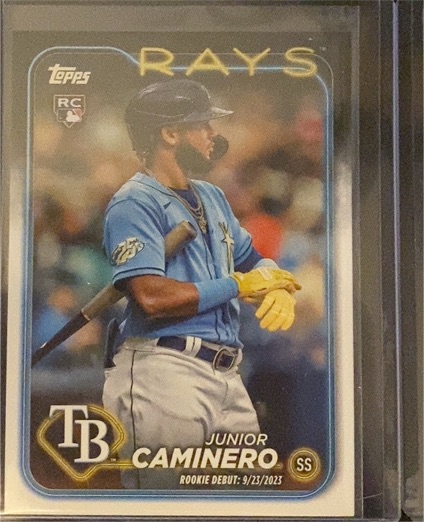 2024 Topps Update #US223 Junior Caminero — front