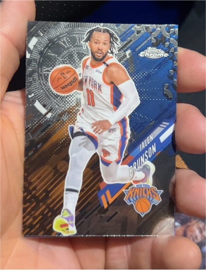 2025-26 Topps Chrome #GT-12 Jalen Brunson Go Time — front