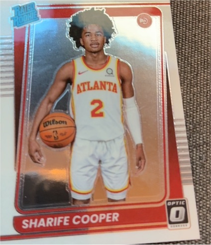 2021-22 Panini Donruss Optic #158 Sharife Cooper — front