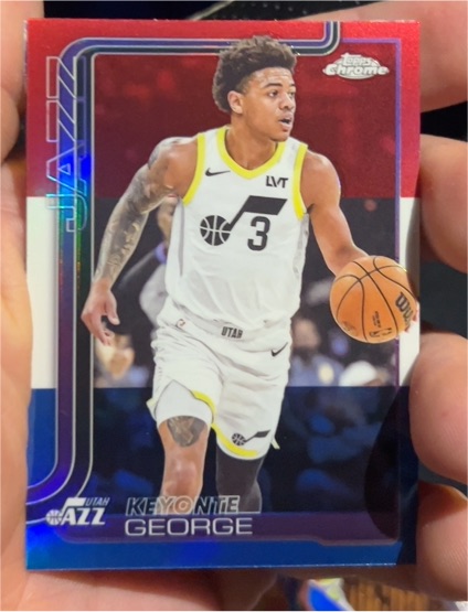 2025-26 Topps Chrome #235 Keyonte George — front