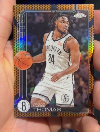 2025-26 Topps Chrome #85 Cam Thomas — front