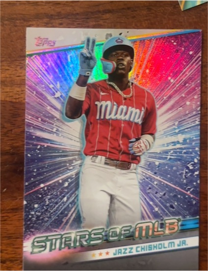 2024 Topps Stars of MLB #SMLB-10 Jazz Chisholm Jr. — front