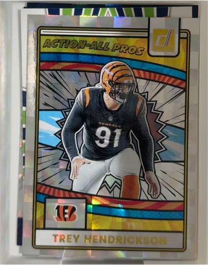 2025 Donruss #AAP-THE Trey Hendrickson Action-All Pros — front
