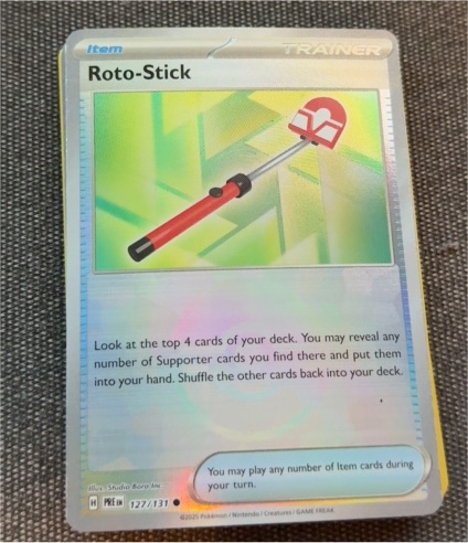 2025 Pokémon SV: Prismatic Evolutions #127 Roto-Stick — front