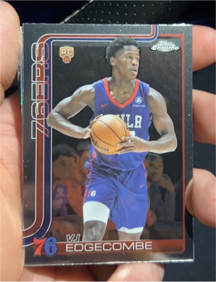 2025-26 Topps Chrome #253 VJ Edgecombe — front