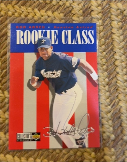 1996 Upper Deck Collector's Choice #450 Bob Abreu Rookie Class Houston Astros — front