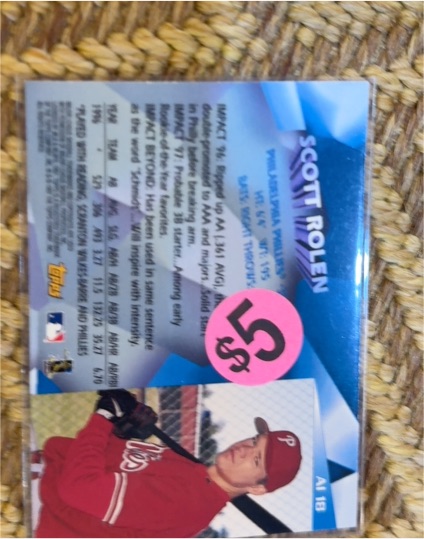 1997 Topps #153 Scott Rolen — front