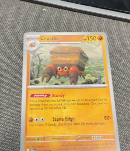 2025 Pokémon #52 Crustle — front