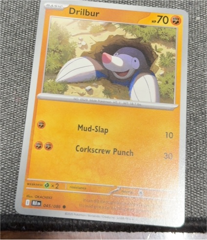 2023 Pokémon Scarlet & Violet #045 Drilbur — front