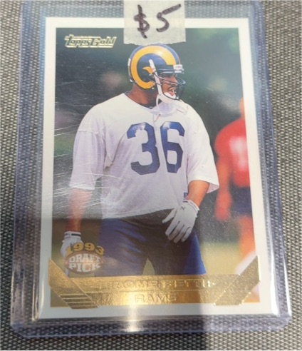 1993 Topps Gold #166 Jerome Bettis — front