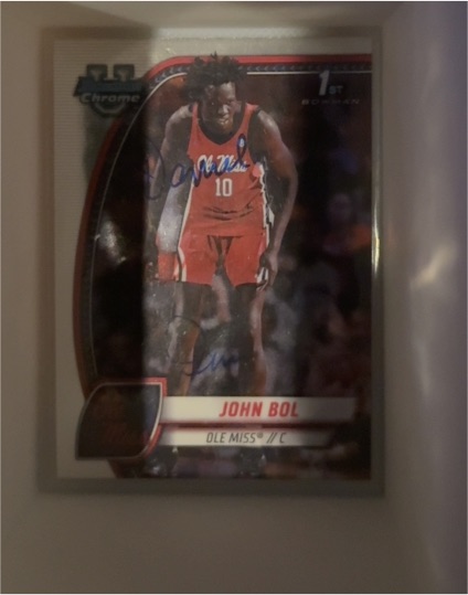 2024-25 Bowman University Chrome #31 John Bol — front