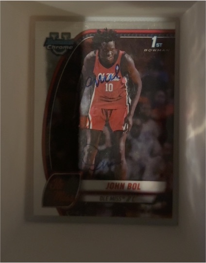2024-25 Bowman University Chrome #31 John Bol — front
