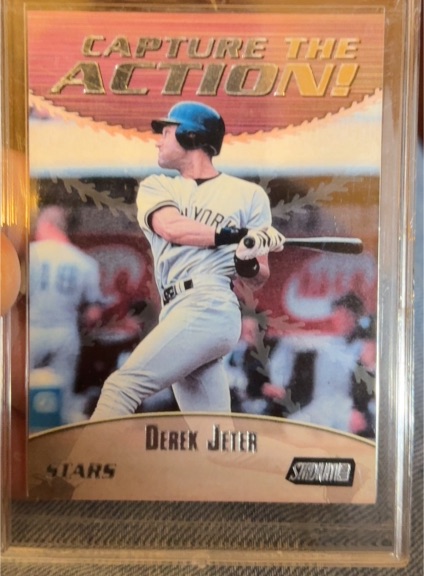 2000 Topps Stadium Club #CA8 Derek Jeter Capture the Action — front