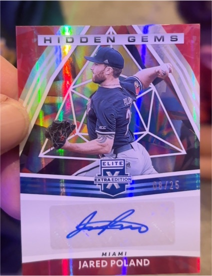 2022 Panini Elite Extra Edition #HG-JP Jared Poland Hidden Gems Auto — front