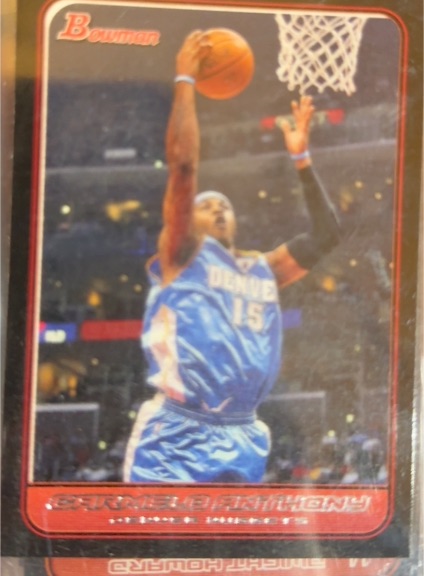 2006-07 Bowman #11 Carmelo Anthony — front