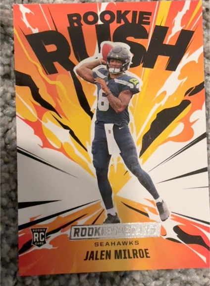 2025 Panini Rookies & Stars Rookie Rush #5 Jalen Milroe — front