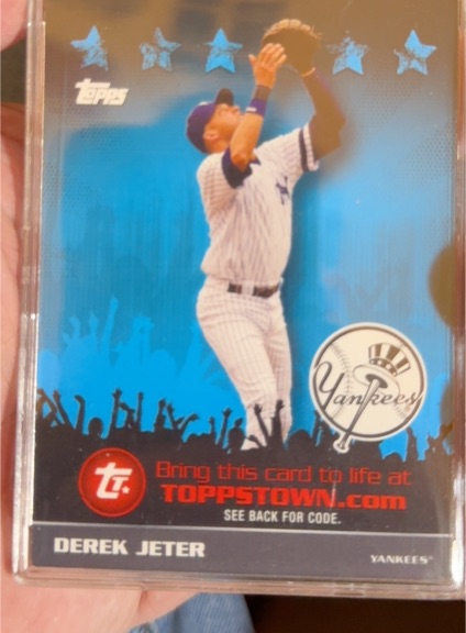 2009 Topps #TTT29 Derek Jeter Ticket to ToppsTown — front