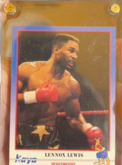 1991 Kayo #68 Lennox Lewis — front