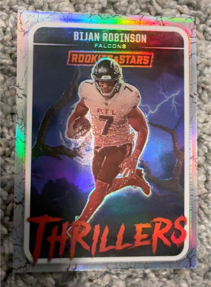 2025 Panini Rookies & Stars Thrillers Bijan Robinson — front