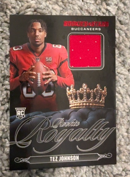 2025 Panini Rookies & Stars # Rookie Royalty Tez Johnson — front