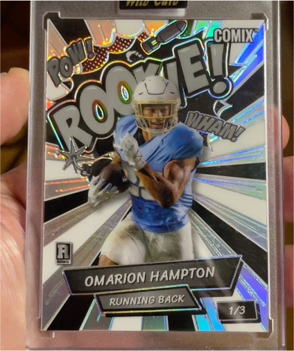 2025 Wild Card Comix #1/3 Omarion Hampton — front