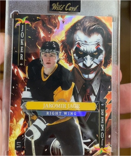 2025 Wild Card Multi Jokers Wild Joker 1/1 Jaromir Jagr — front