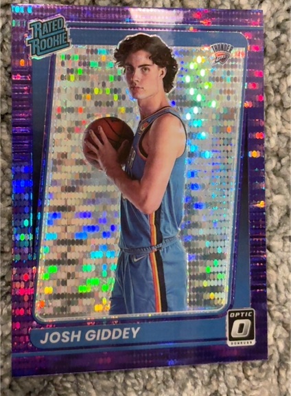 2021-22 Donruss Optic #152 Josh Giddey — front