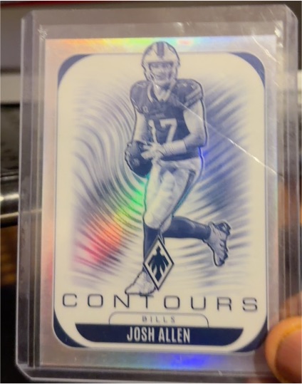 2025 Panini Phoenix #4 Josh Allen Contours — front