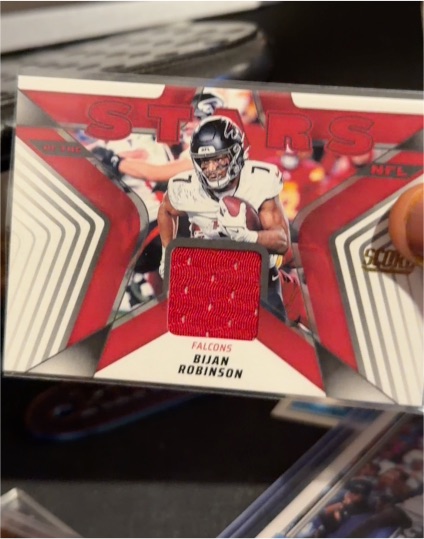 2025 Score Stars of the NFL #SNJ-BRN Bijan Robinson — front