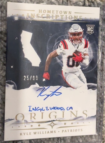 2025 Panini Origins #HI-20 Kyle Williams — front
