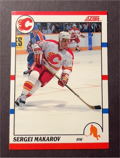 1990-91 Score #71 Sergei Makarov — front
