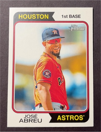2023 Topps Heritage #559 José Abreu — front