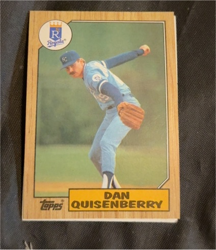 1987 Topps #714 Dan Quisenberry — front