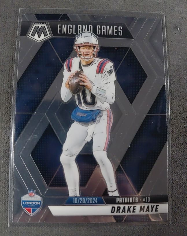 2025 Panini Mosaic #258 Drake Maye England Games — front
