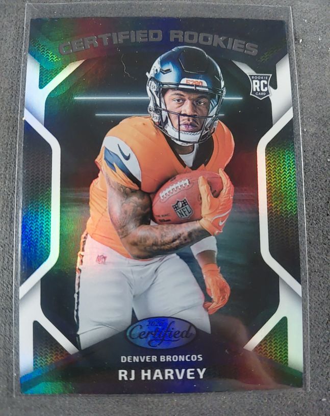 2025 Panini Certified #CRK-RHY RJ Harvey — front