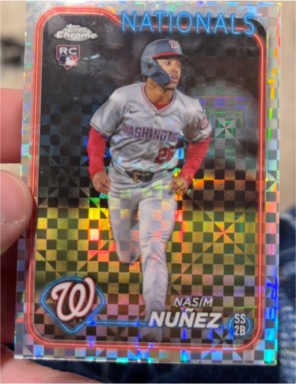 2024 Topps Chrome Update #USC173 Nasim Nunez — front